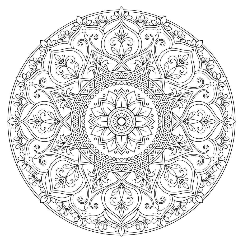 Symmetric Vajrabhairava Mandala Design Mandalas