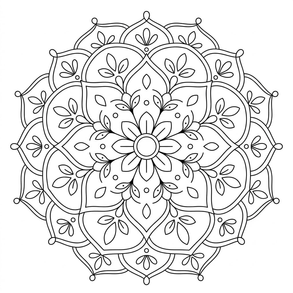 Tranquil Pattern Mandala Activitie Mandalas