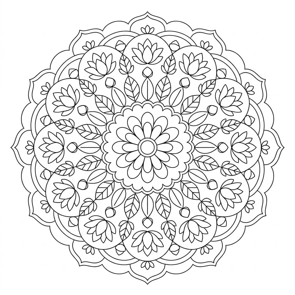Tranquil Shi-Tro Mandala Art Mandalas