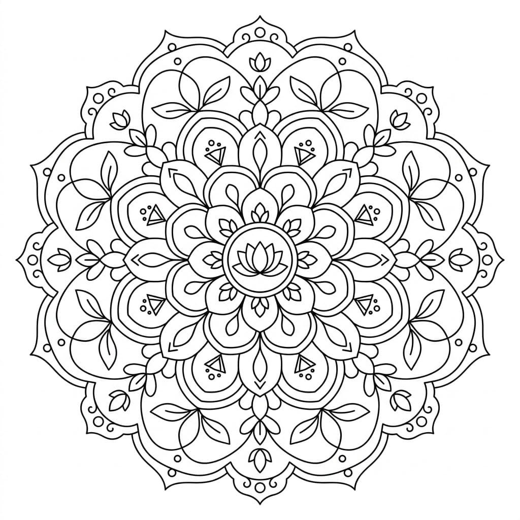 Twilight Trika Mandala Template Mandalas