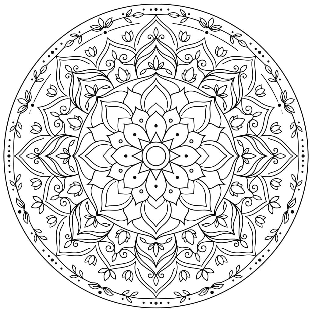 Vivid Chakrasamvara Mandala Pattern Mandalas