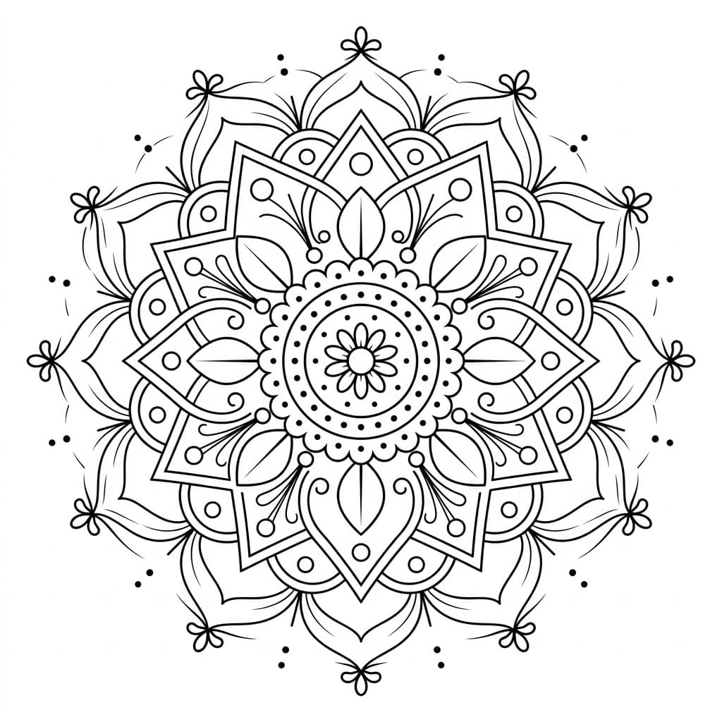 Vivid Geometry Mandala Exercise Mandalas