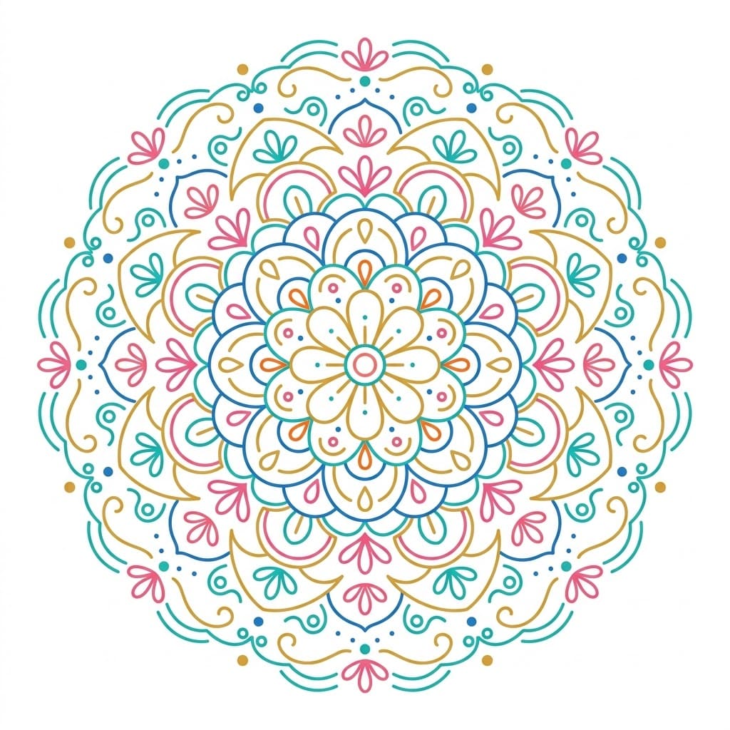 Moji-Mandala Art Mandalas