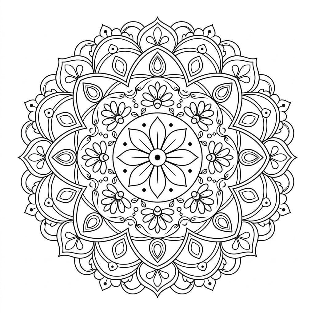 Vivid Shi-Tro Mandala Art Mandalas