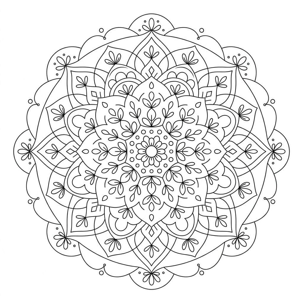 Whisper Geometry Mandala Exercise Mandalas