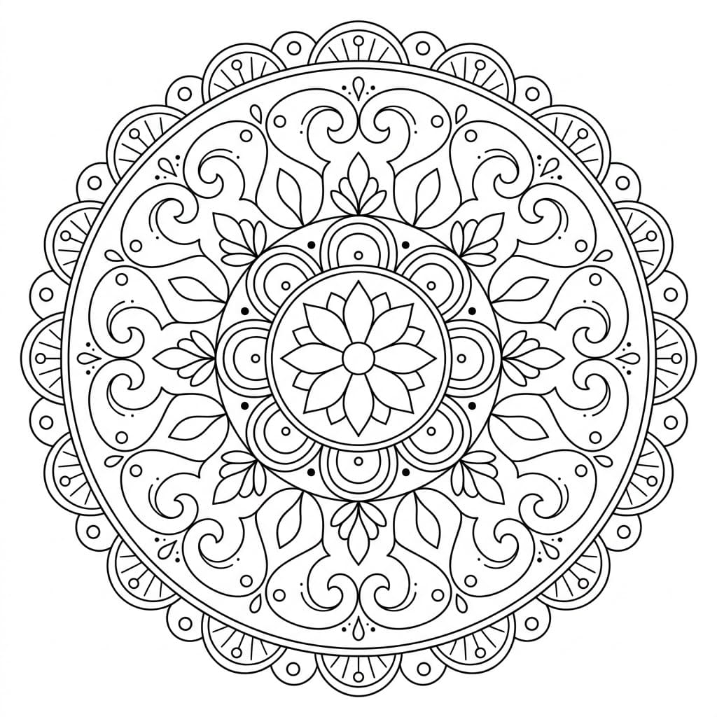 Zen Moji Mandala Art Mandalas