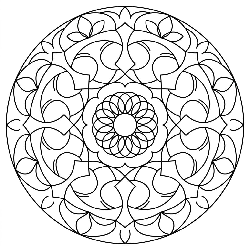 Arc Figure Mandala Math Design Mandalas