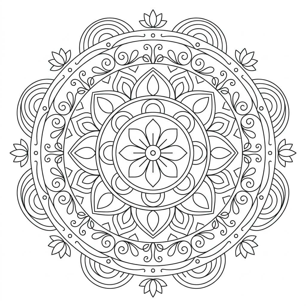 Aura Protection Mandala Mindfulness Worksheet Mandalas
