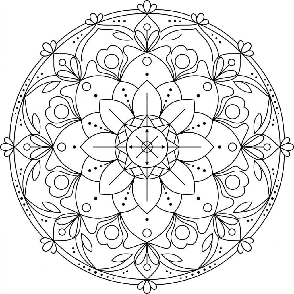 Axis Figure Mandala Math Design Mandalas