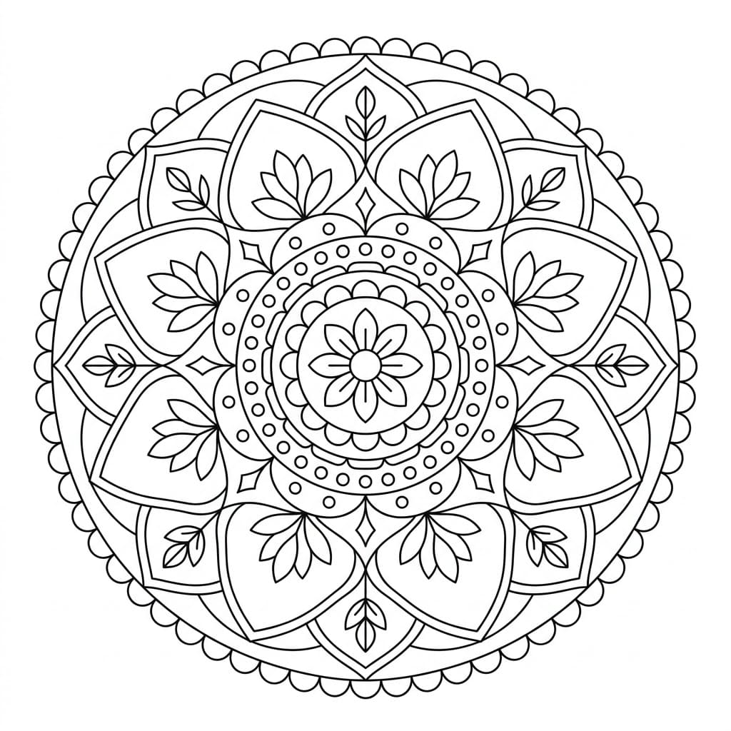 Bloom Protection Mandala Mindfulness Worksheet Mandalas