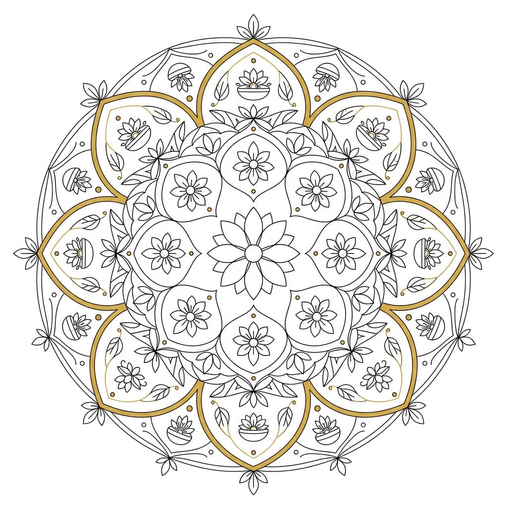 Calm Offering Mandala Cultural Lesson Mandalas