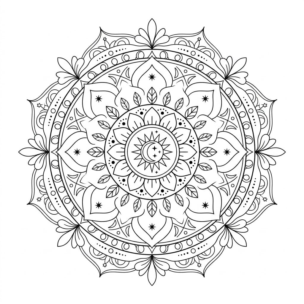 Celestial Body Mandala Anatomy Pattern Mandalas