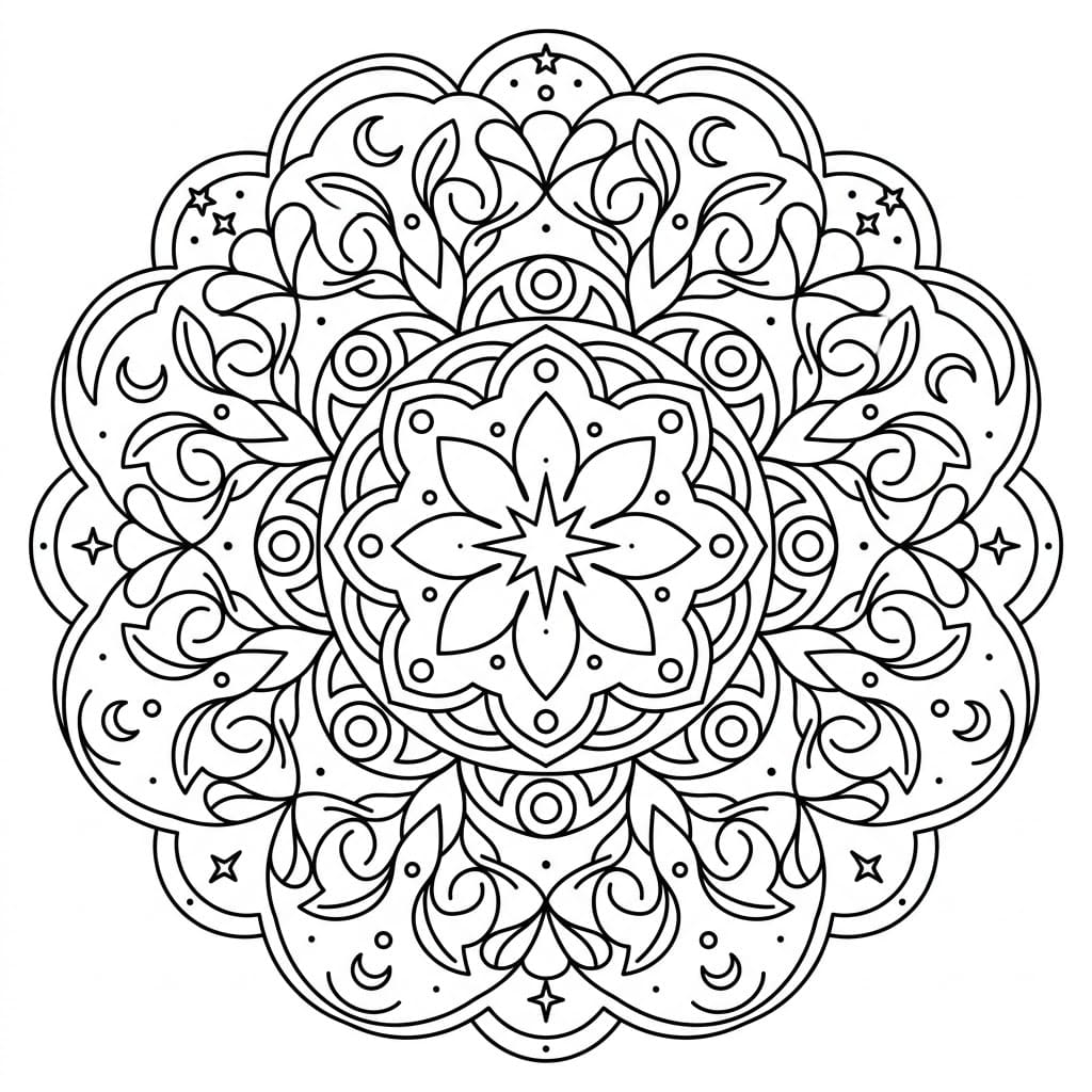 Celestial Multi-Mandala Pattern Exploration Mandalas