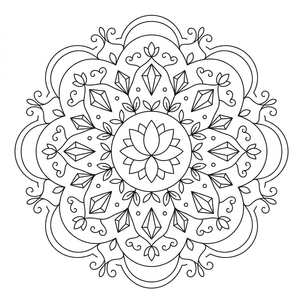 Crystal Initiation Card Mandala Guide Mandalas