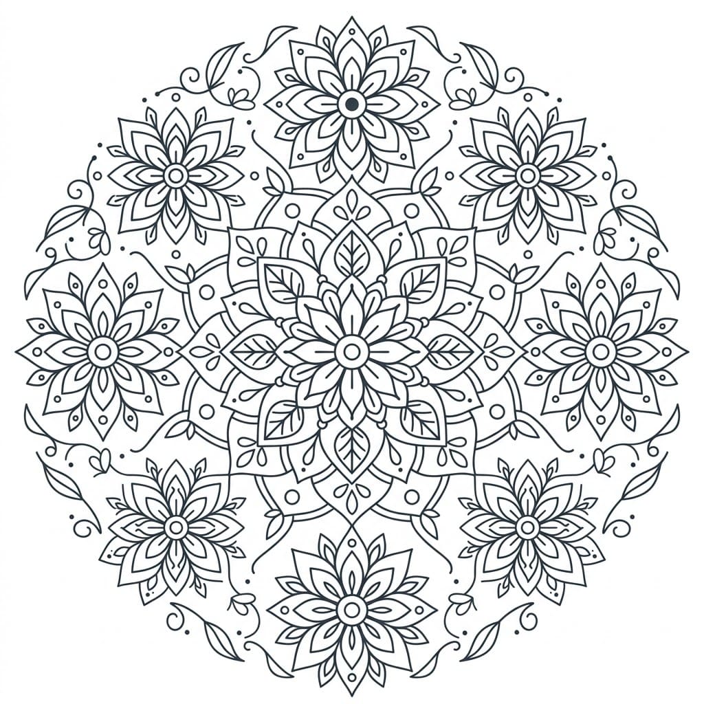 Ember Multi-Mandala Pattern Exploration Mandalas