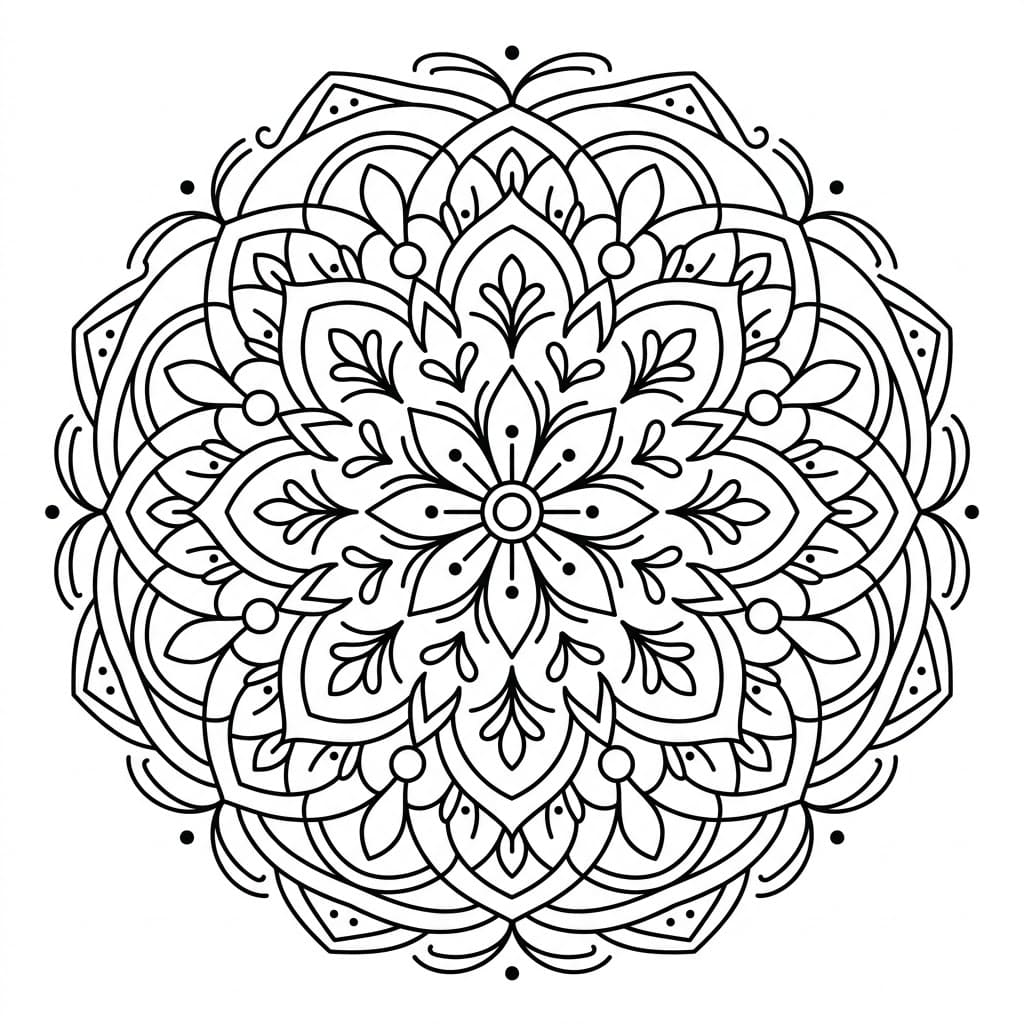 Floral Symbol Mandala Recognition Activitie Mandalas