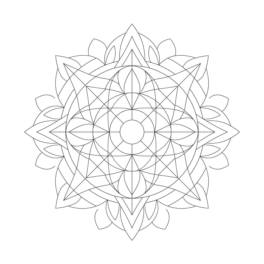 Geometry Figure Mandala Math Design Mandalas