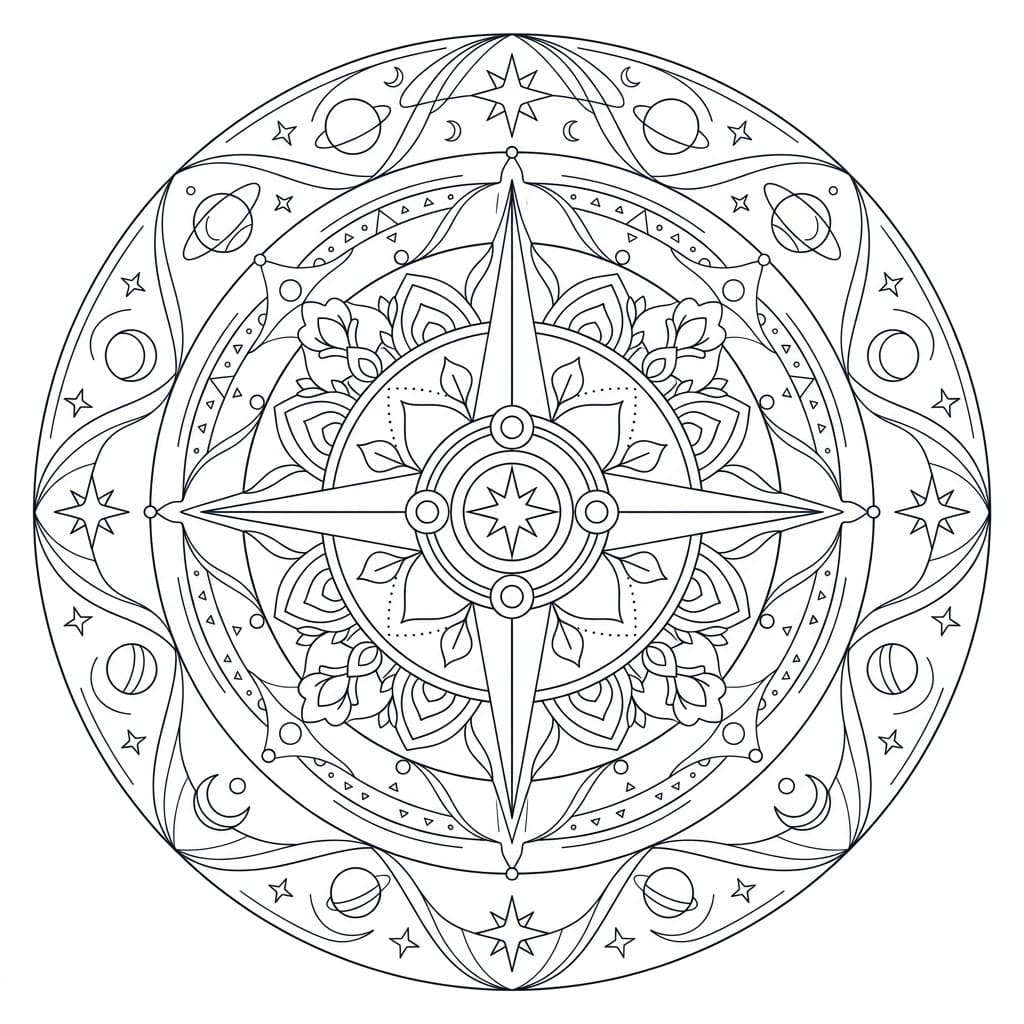 Harmonic Field Cosmological Mandala Universe Map Mandalas