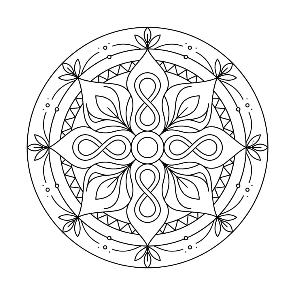Figure Mandala Math Designs Mandalas