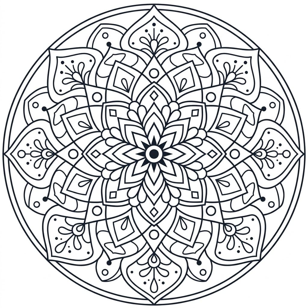 Insight Figure Mandala Math Design Mandalas