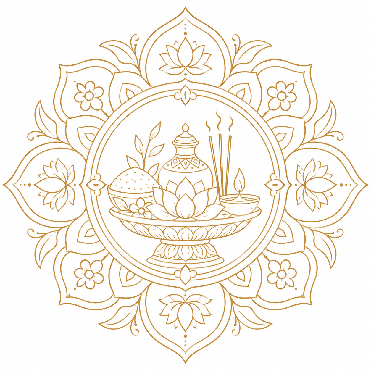 Ivory Offering Mandala Cultural Lesson Mandalas