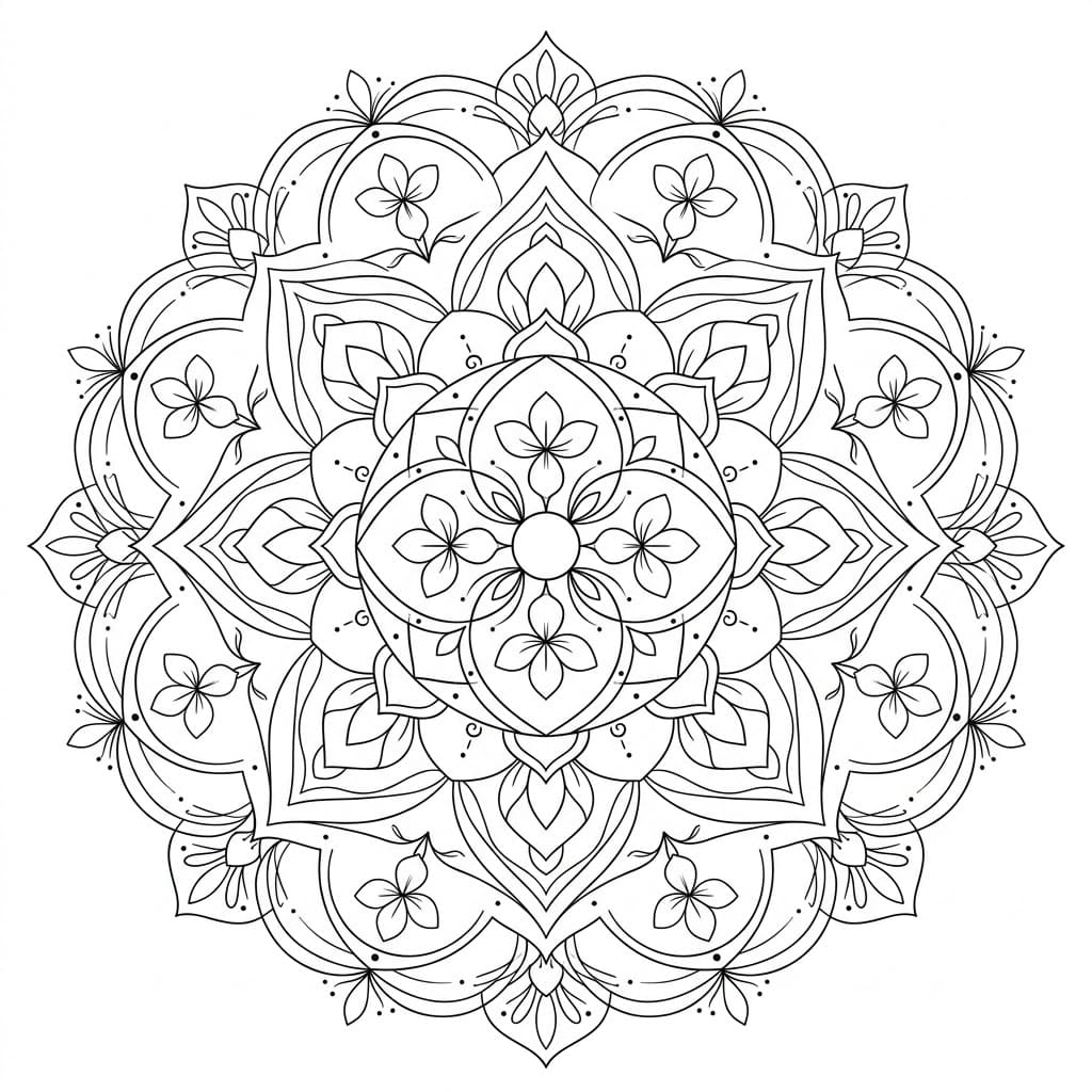 Jasmine Multi-Mandala Pattern Exploration Mandalas