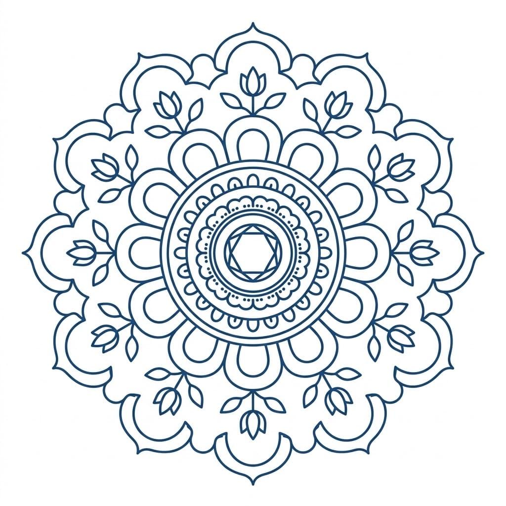 Kaleido Figure Mandala Math Design Mandalas