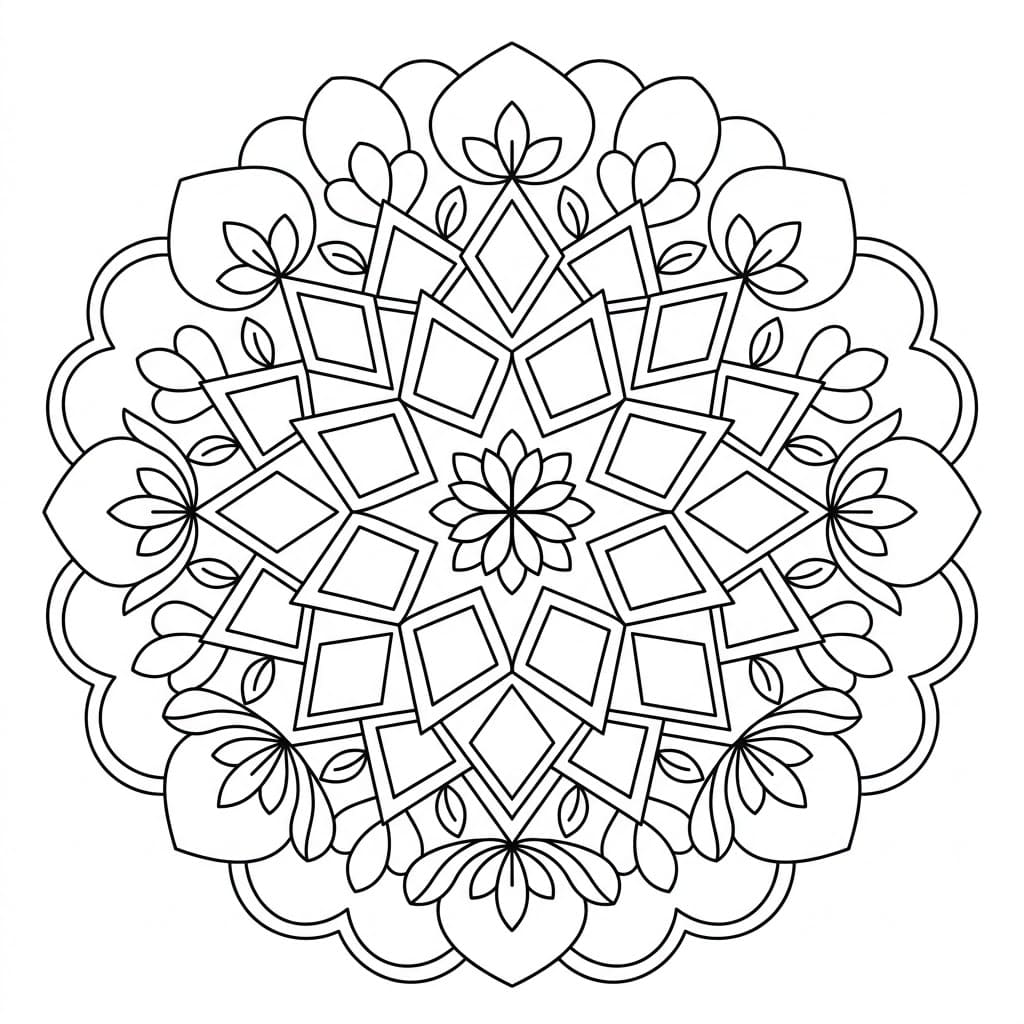 Lattice Figure Mandala Math Design Mandalas