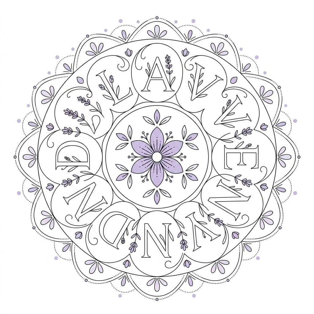 Letter Mandala Alphabet Sheets Mandalas