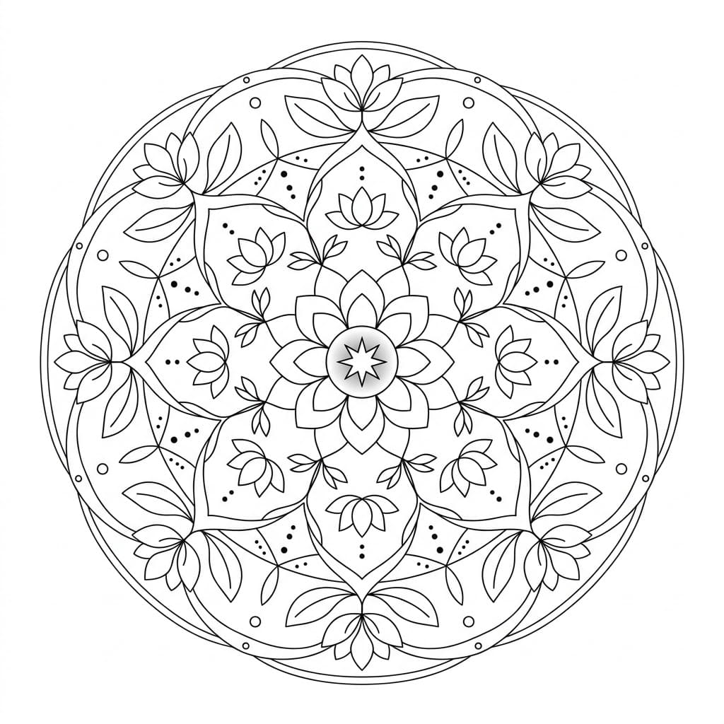 Luminous Symbol Mandala Recognition Activitie Mandalas