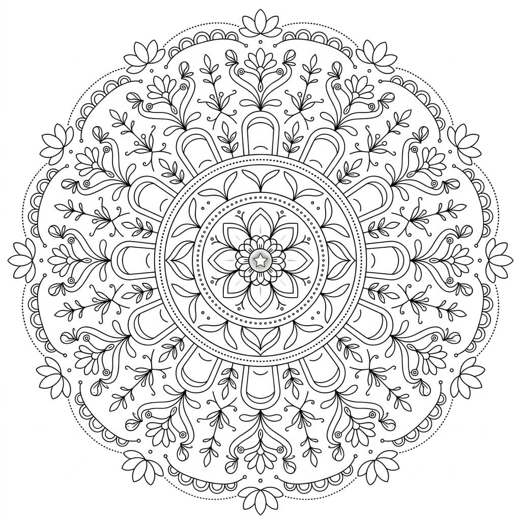 Ornate Body Mandala Anatomy Pattern Mandalas