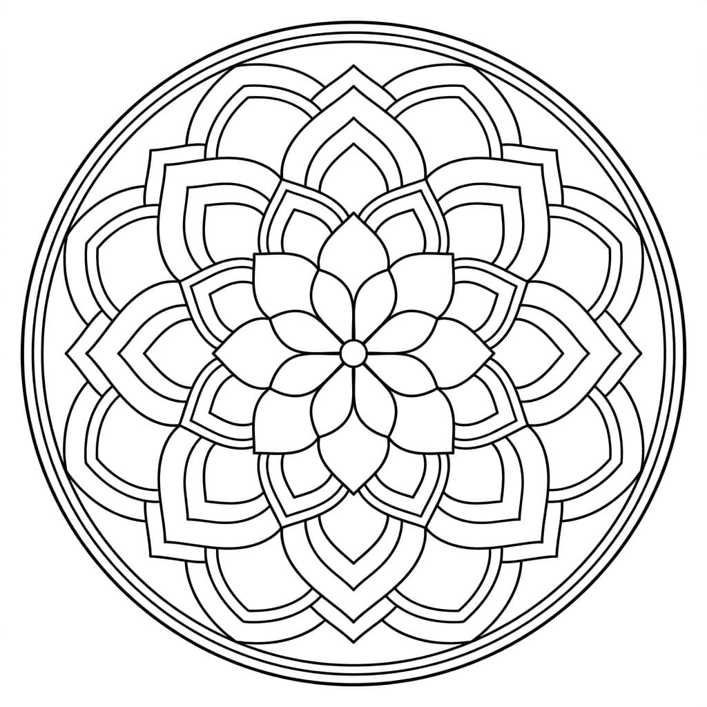 Ripple Figure Mandala Math Design Mandalas