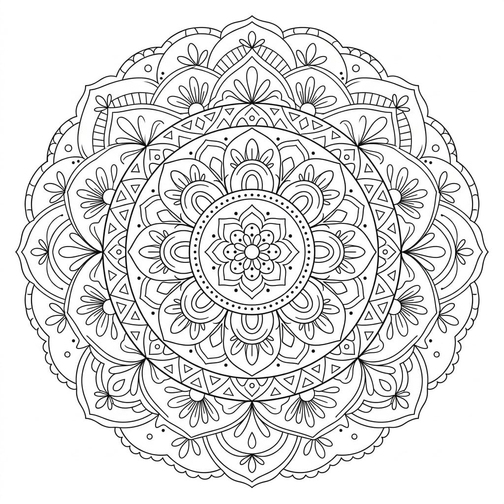 Sacred Multi-Mandala Pattern Exploration Mandalas
