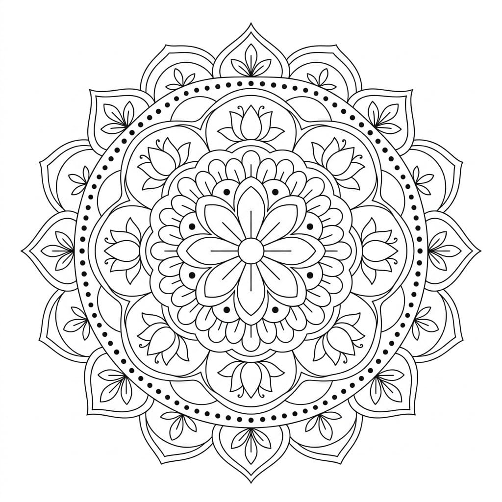 Sacred Protection Mandala Mindfulness Worksheet Mandalas