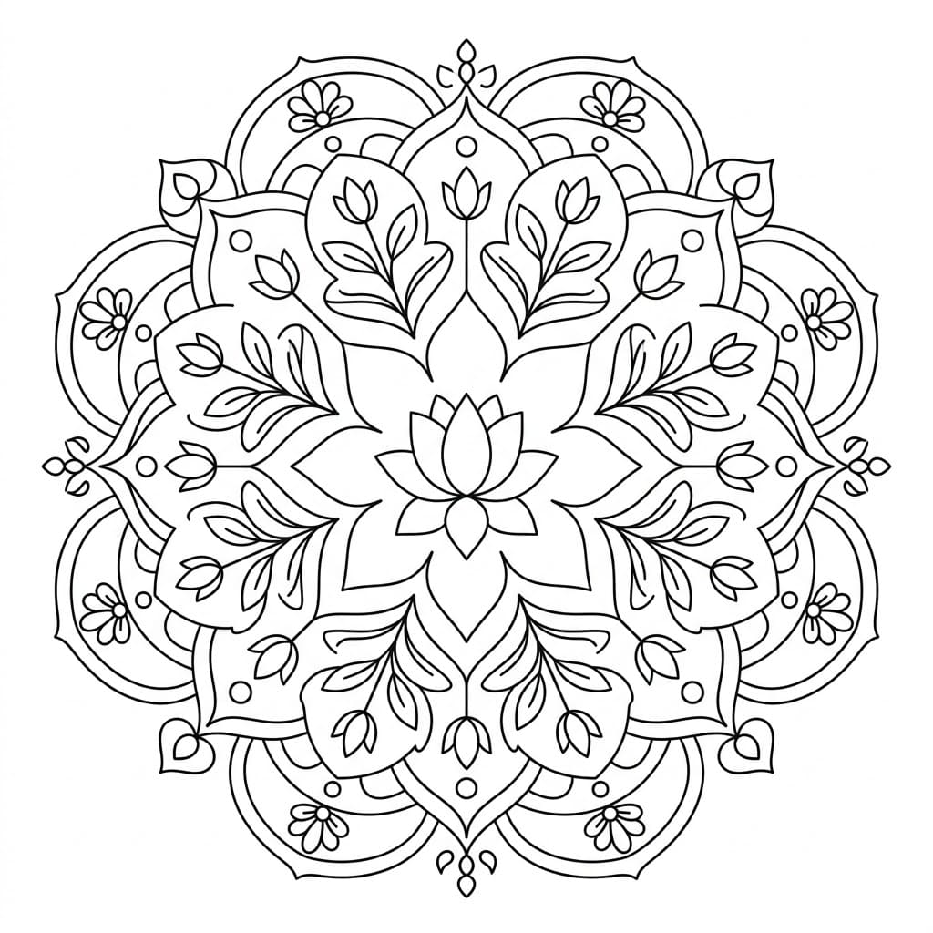 Serene Body Mandala Anatomy Pattern Mandalas