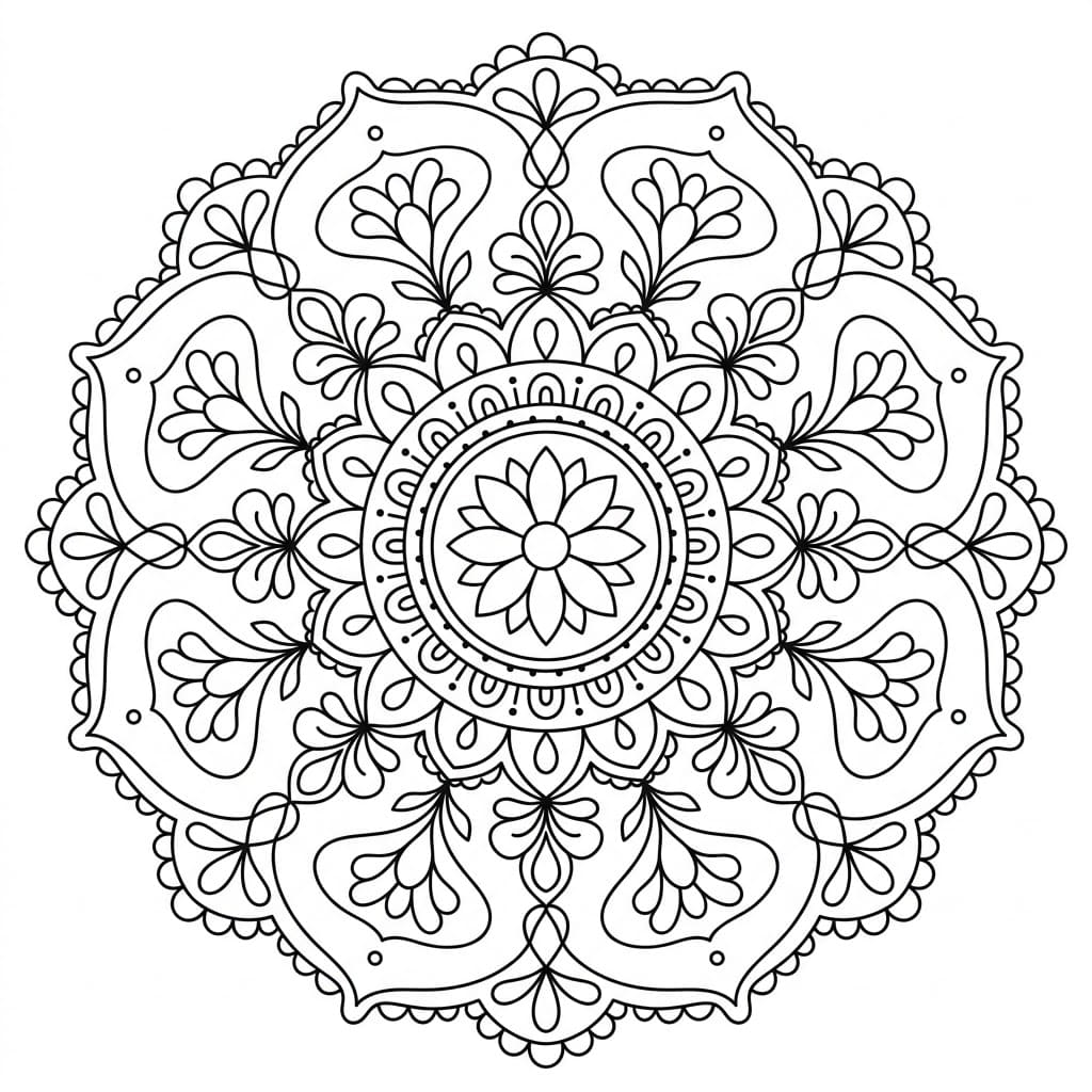 Serene Symbol Mandala Recognition Activitie Mandalas