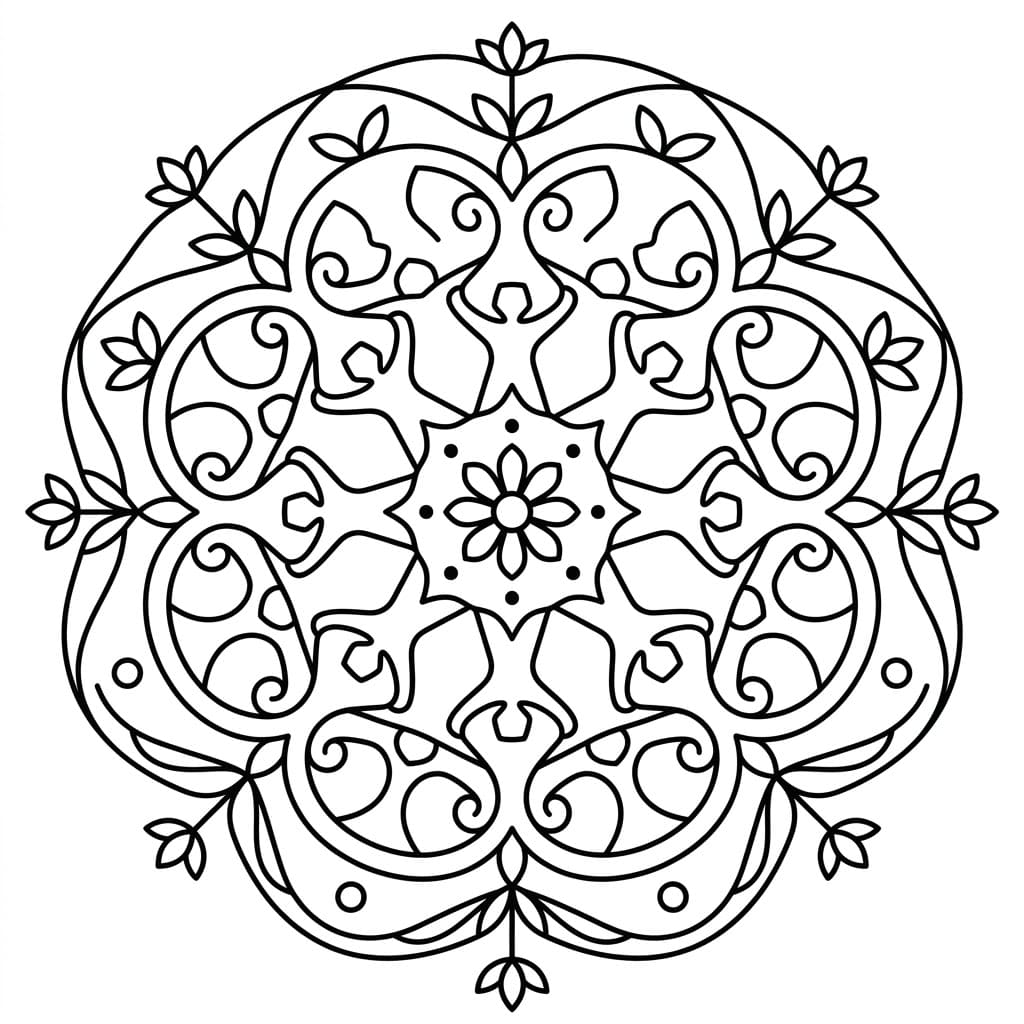 Shadow Inverted-Figure Mandala Symmetry Challenge Mandalas