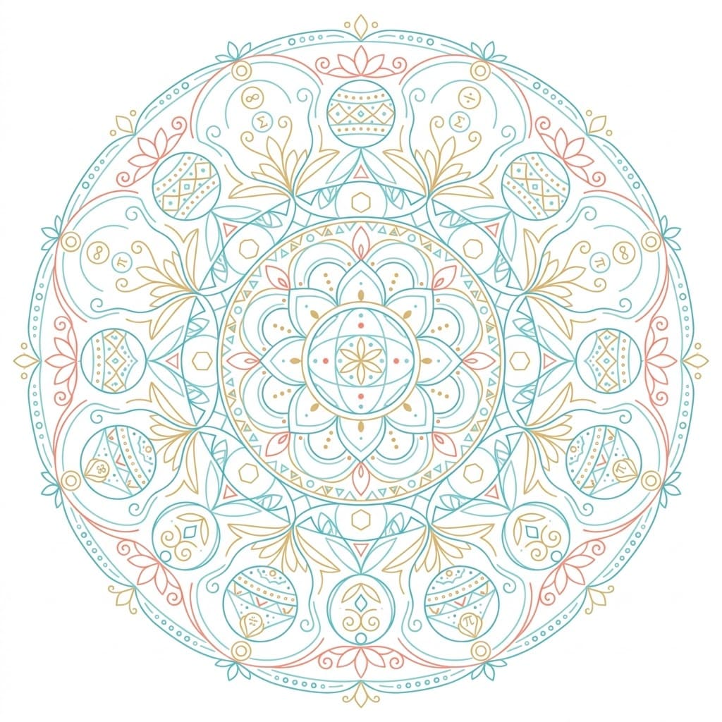 Sphere Figure Mandala Math Design Mandalas