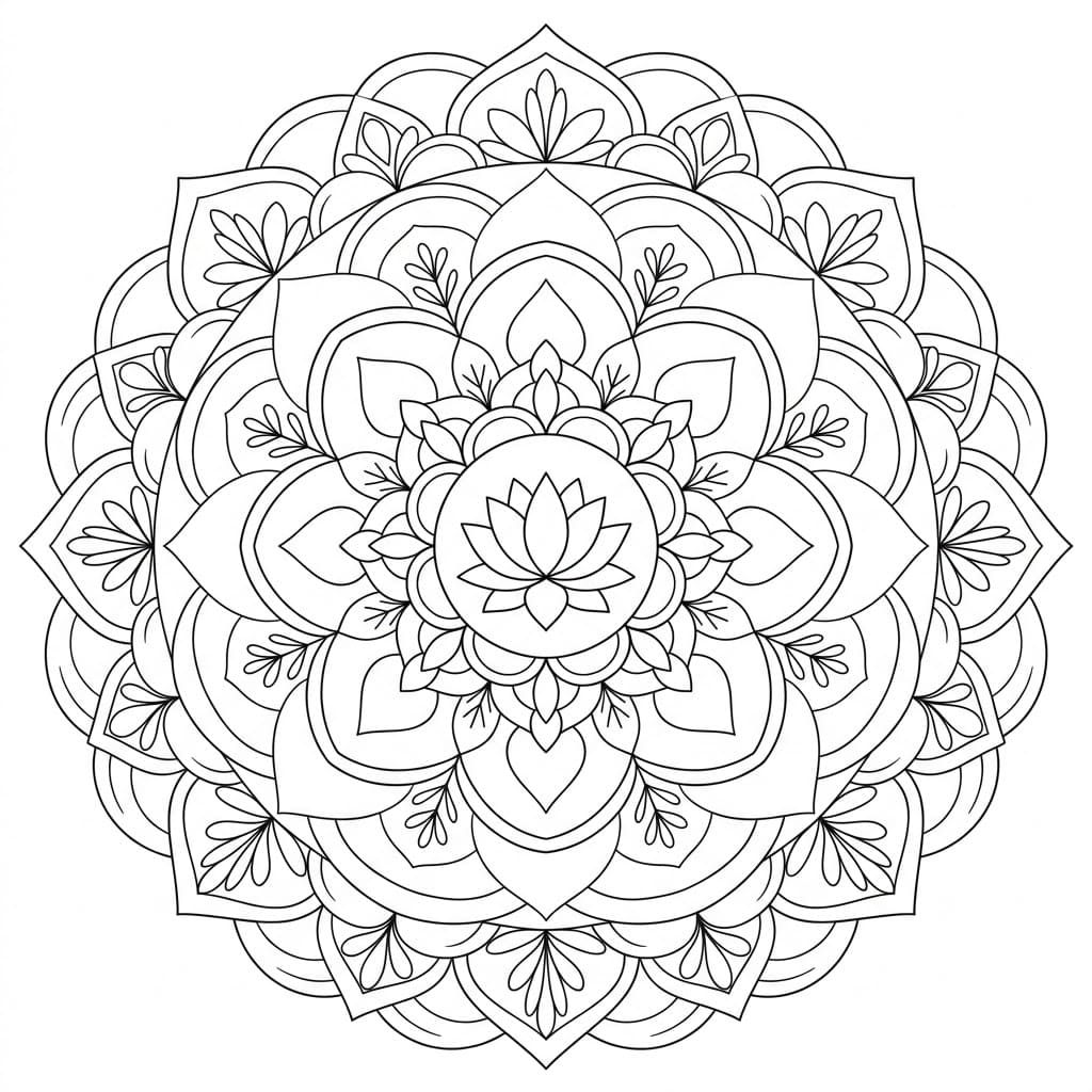 Spirit Protection Mandala Mindfulness Worksheet Mandalas