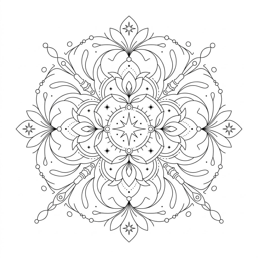 Starlight Body Mandala Anatomy Pattern Mandalas