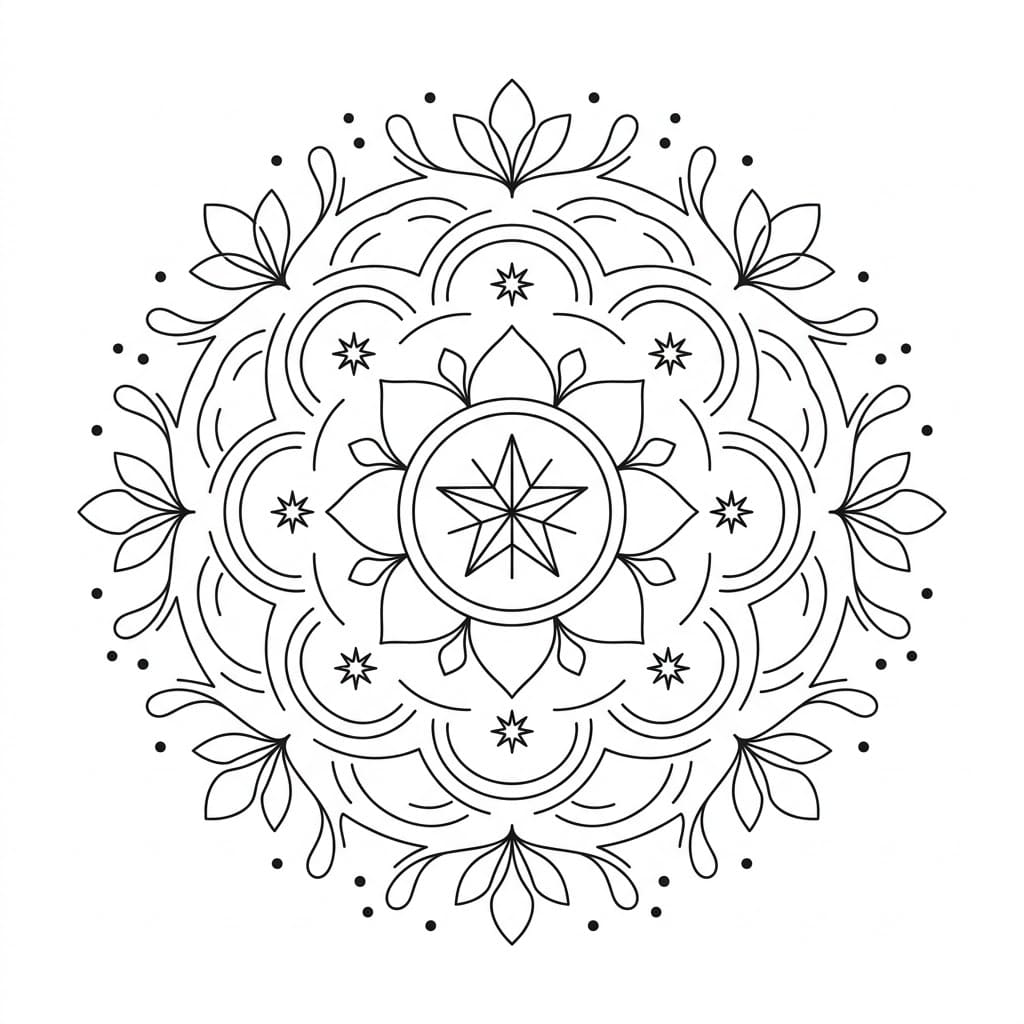 Starlit Initiation Card Mandala Guide Mandalas