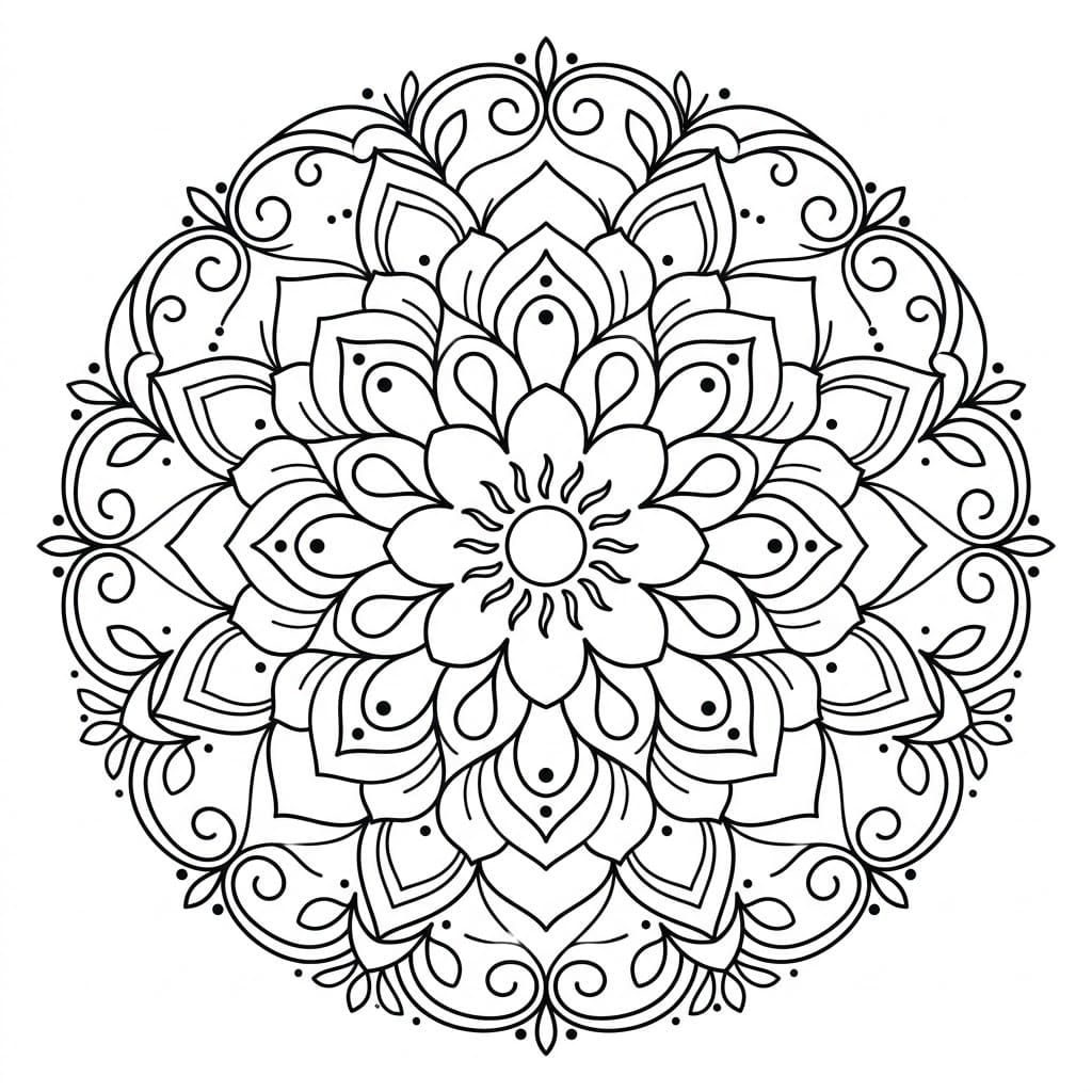 Sunrise Symbol Mandala Recognition Activitie Mandalas