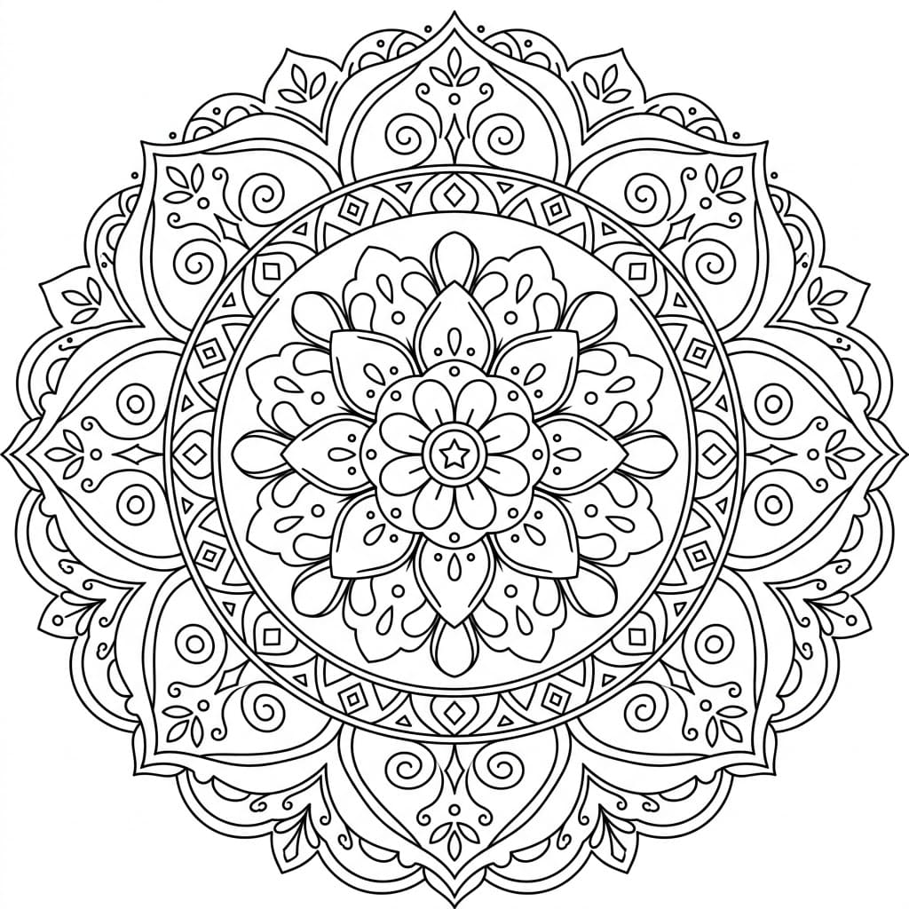 Symmetry Figure Mandala Math Design Mandalas