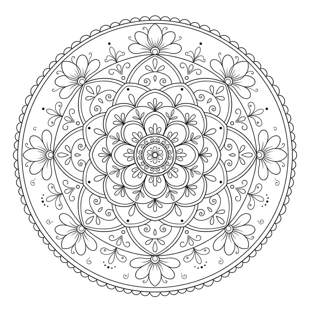 Tranquil Multi-Mandala Pattern Exploration Mandalas
