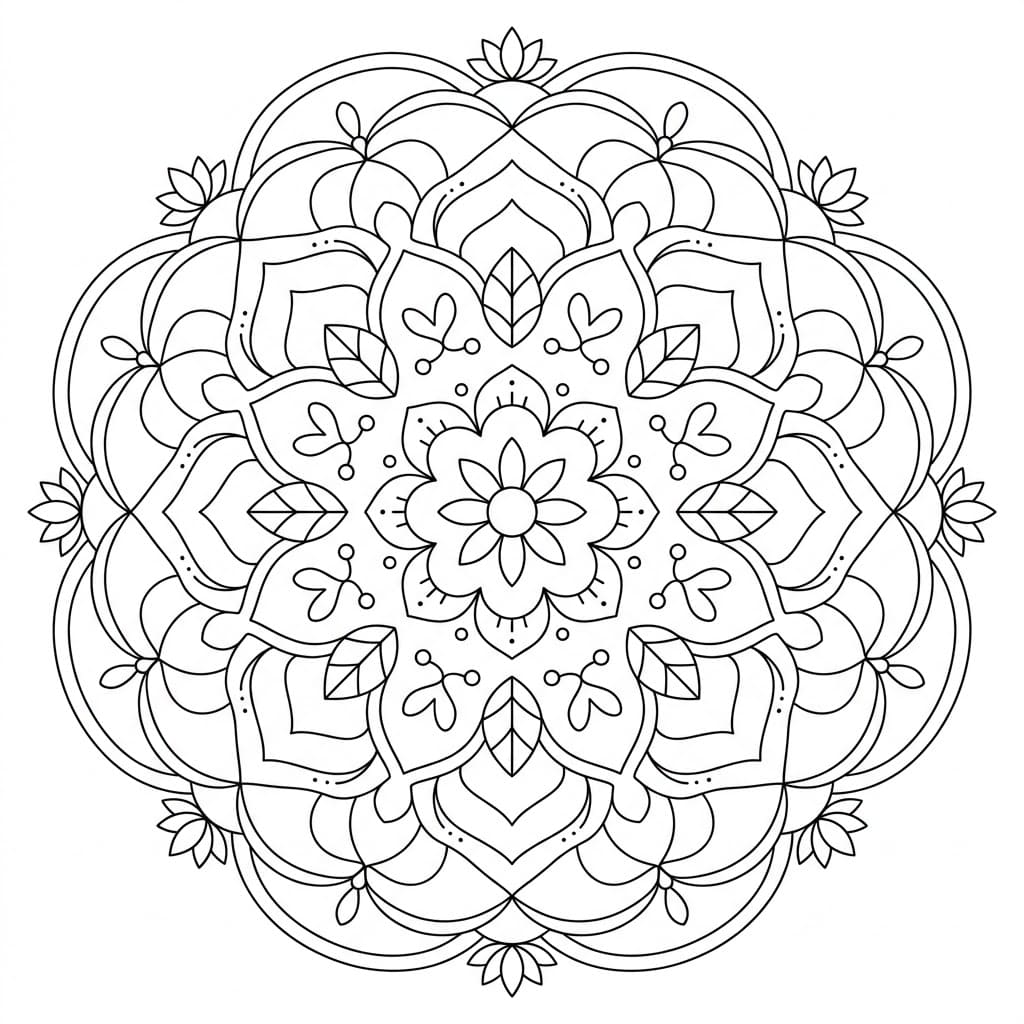 Tranquil Protection Mandala Mindfulness Worksheet Mandalas