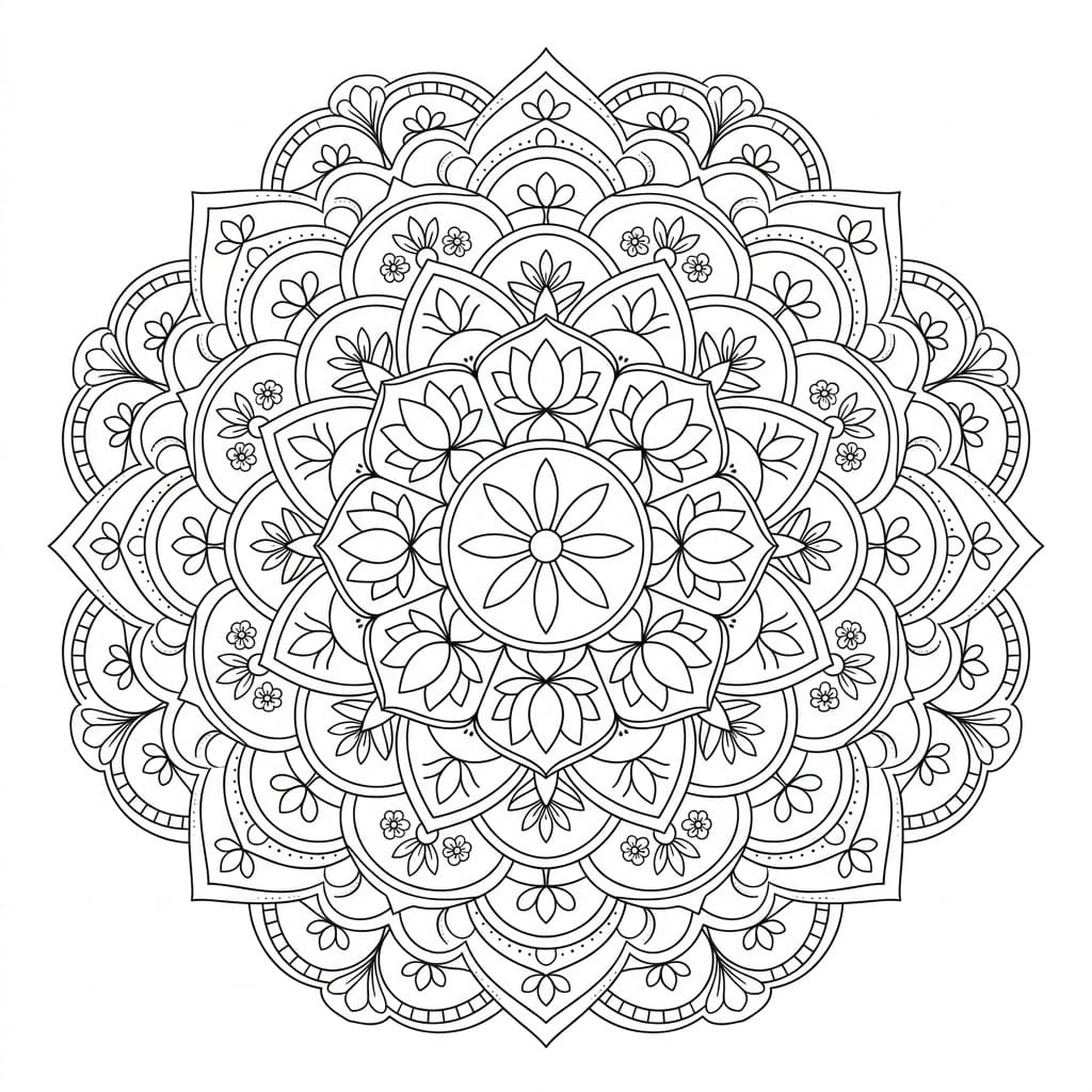 Twilight Multi-Mandala Pattern Exploration Mandalas