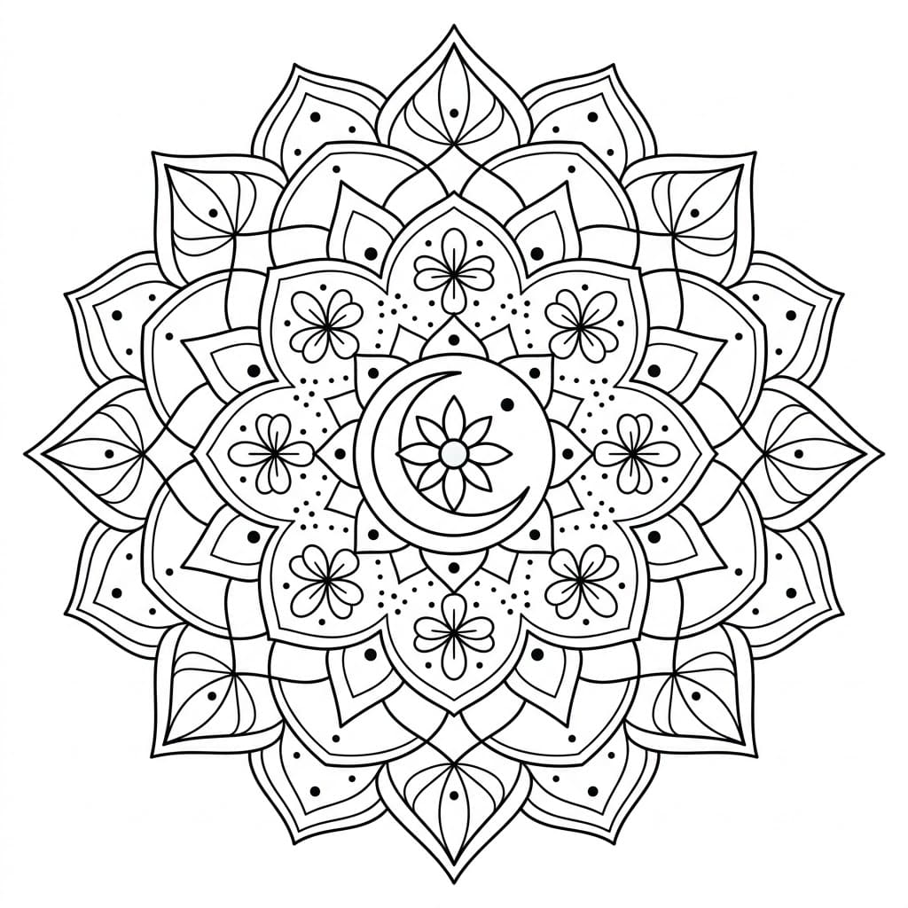 Twilight Symbol Mandala Recognition Activitie Mandalas