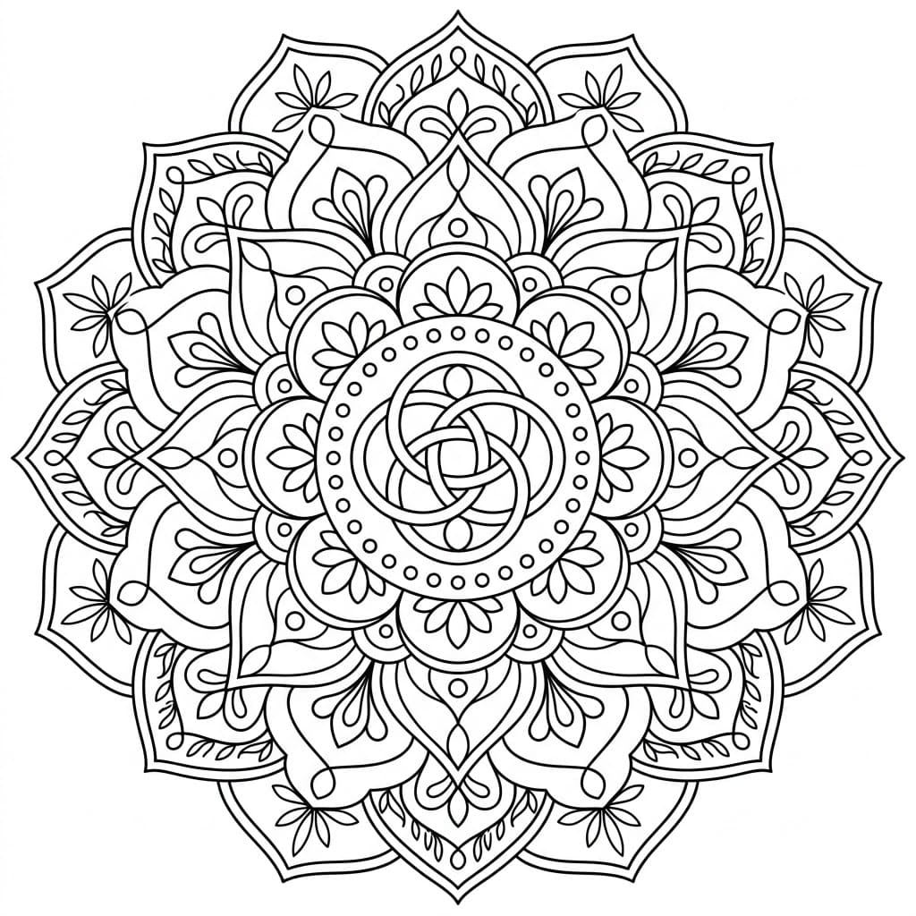 Unity Figure Mandala Math Design Mandalas