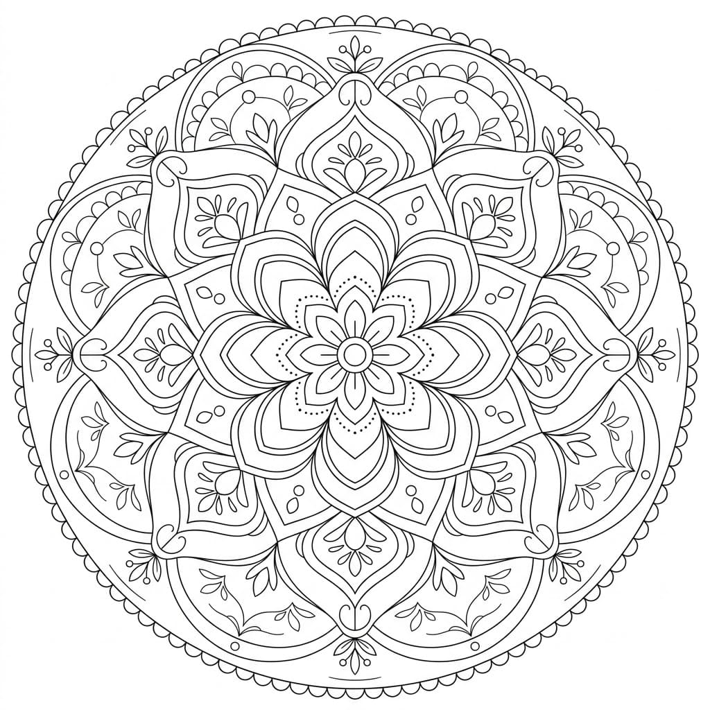 Velvet Ceiling Mandala Architecture Printable Mandalas