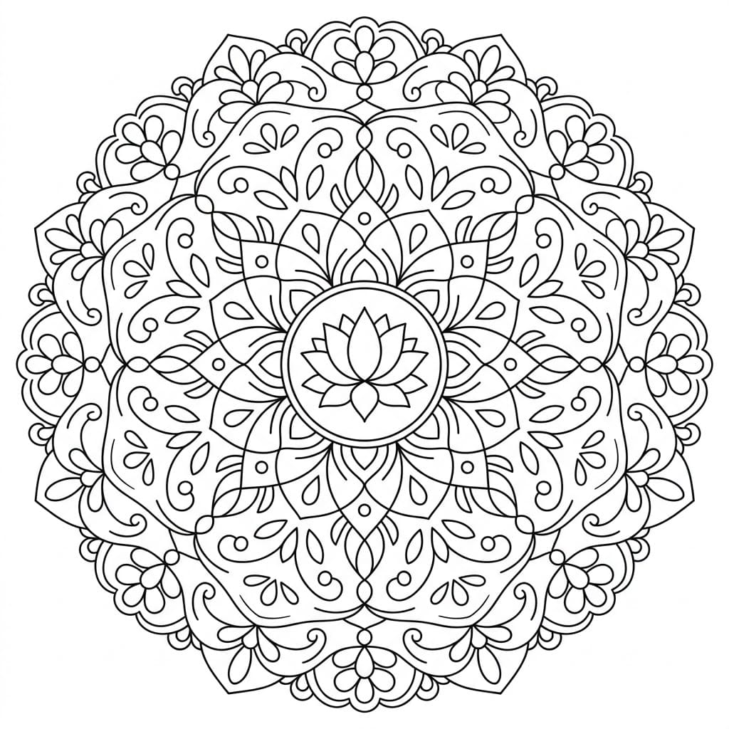 Zen Protection Mandala Mindfulness Worksheet Mandalas